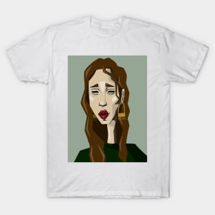 Geometrical portrait T-Shirt